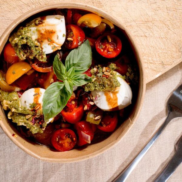 Tonates mozzarella et pesto